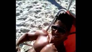 Sexo gay na praia de nudismo