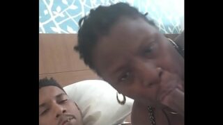 Ebony granny suck