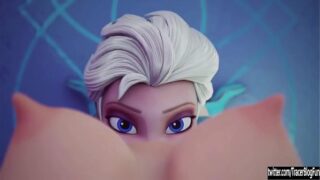 Elsa pelada frozen desenho