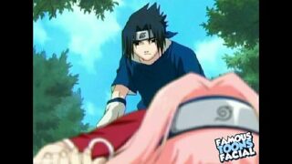 Kakashi fasendo aquilo com a sasuke Sakura e naruto