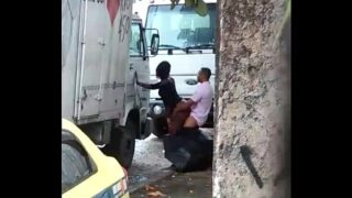 Fragante de sexo na rua