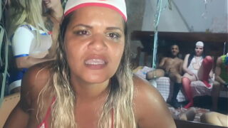 Mulheres nua no carnaval