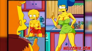 Bart and milhouse simpsons