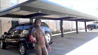 Driving car naked