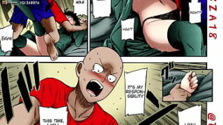 Tornado pelada de one punch anime