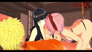 Hentai sakura e hinata animação