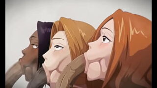 Yoruichi X Orihime hentai